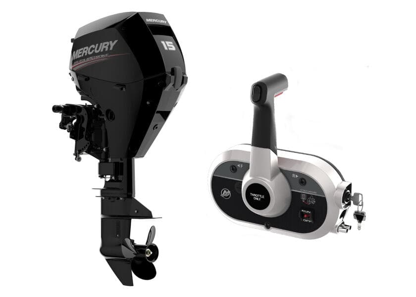 MERCURY Moteur hors-bord F15-EFI-ELPT / arbre long / démarrage électrique / avec commande simple seulement 3.310,88 € | SVB